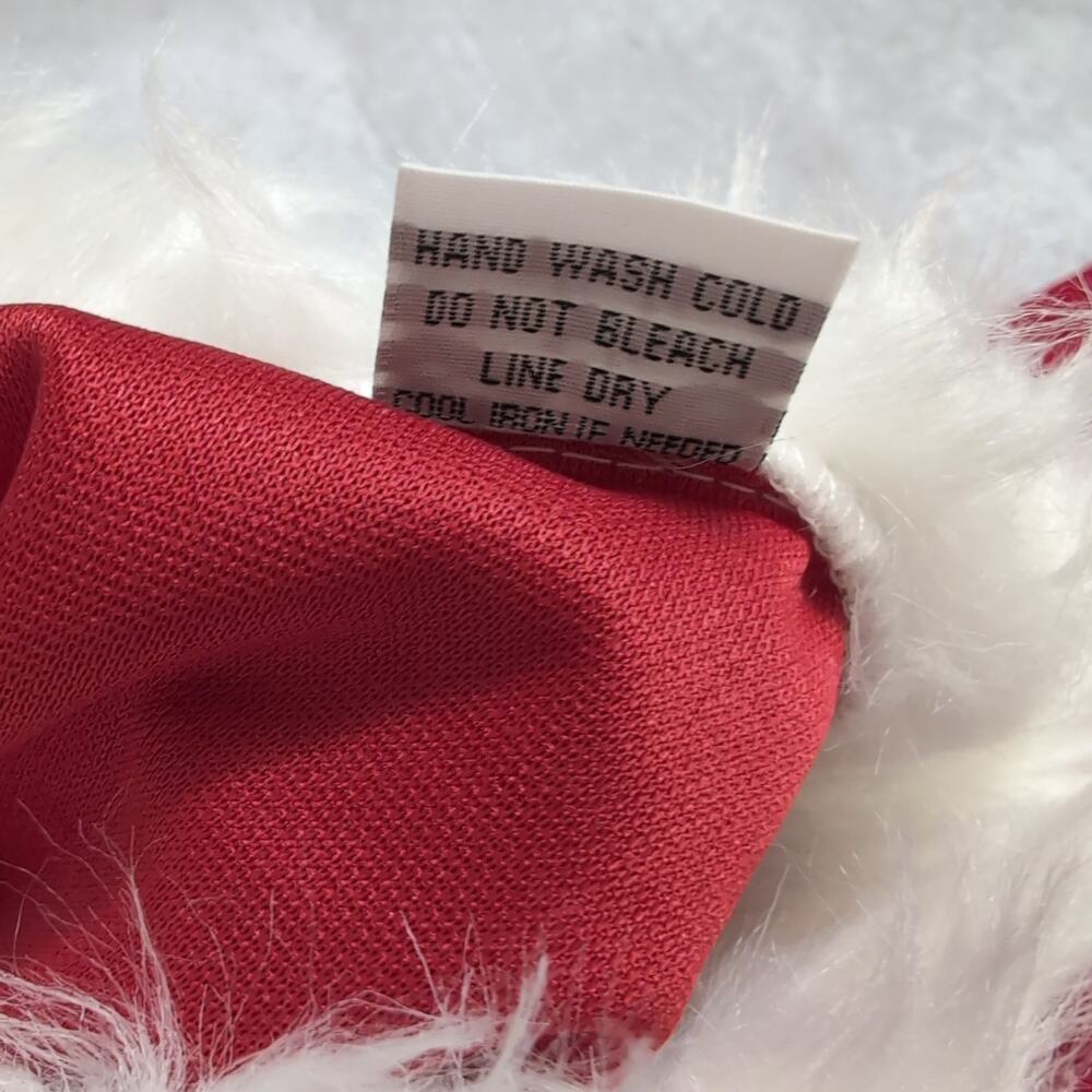 Child's Santa Outfit Top Belt Bag Booties Hat Glove Bell Wig Beard XS - Picture 5 of 16